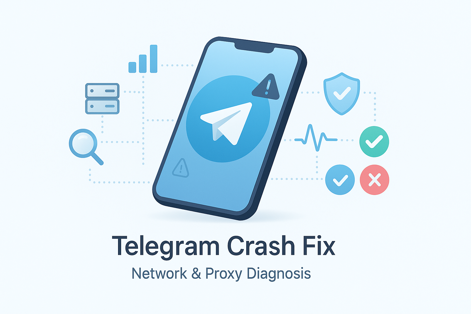 Telegram网络与代理诊断步骤