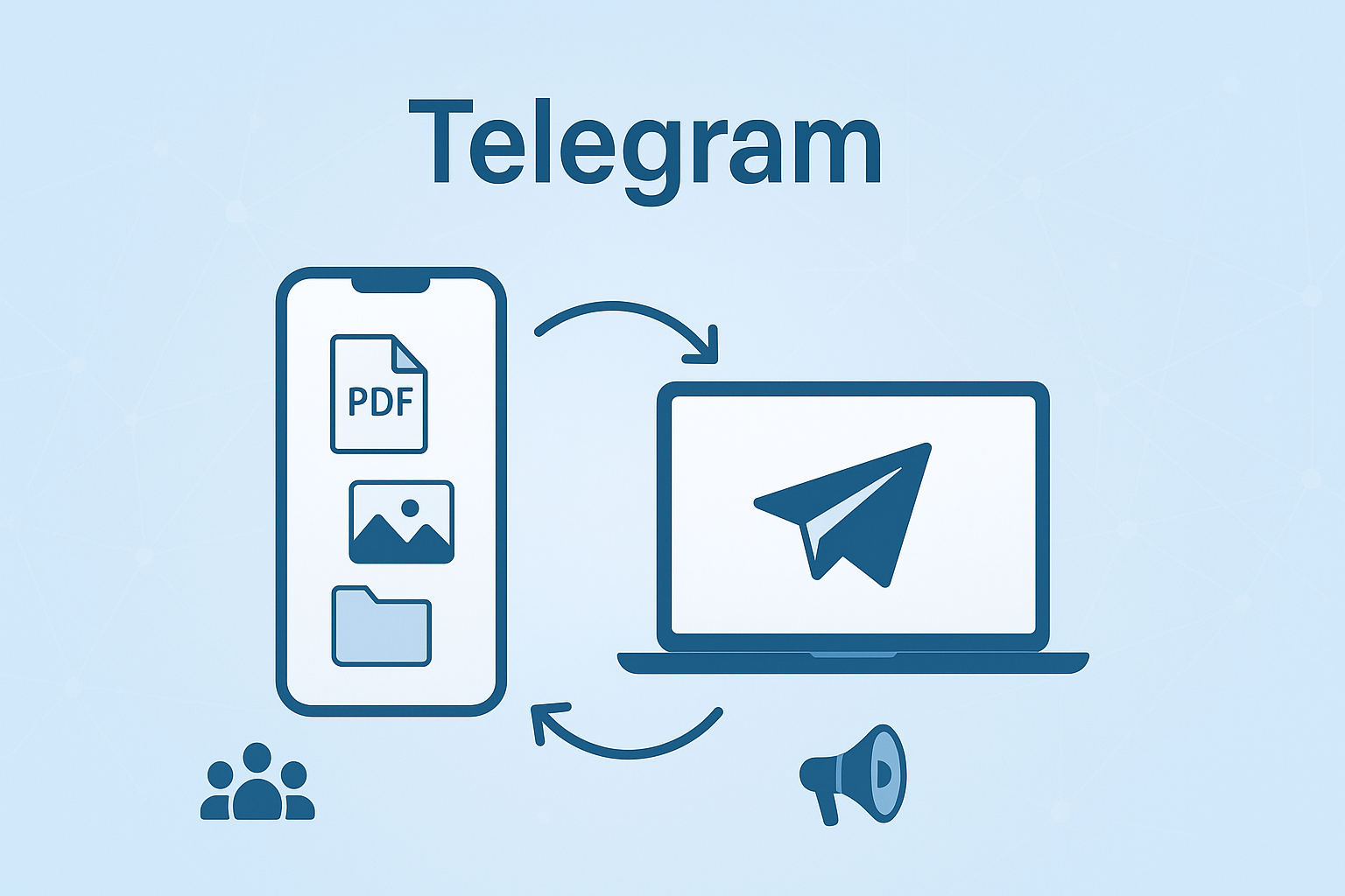 Telegram 群组与频道共享文件