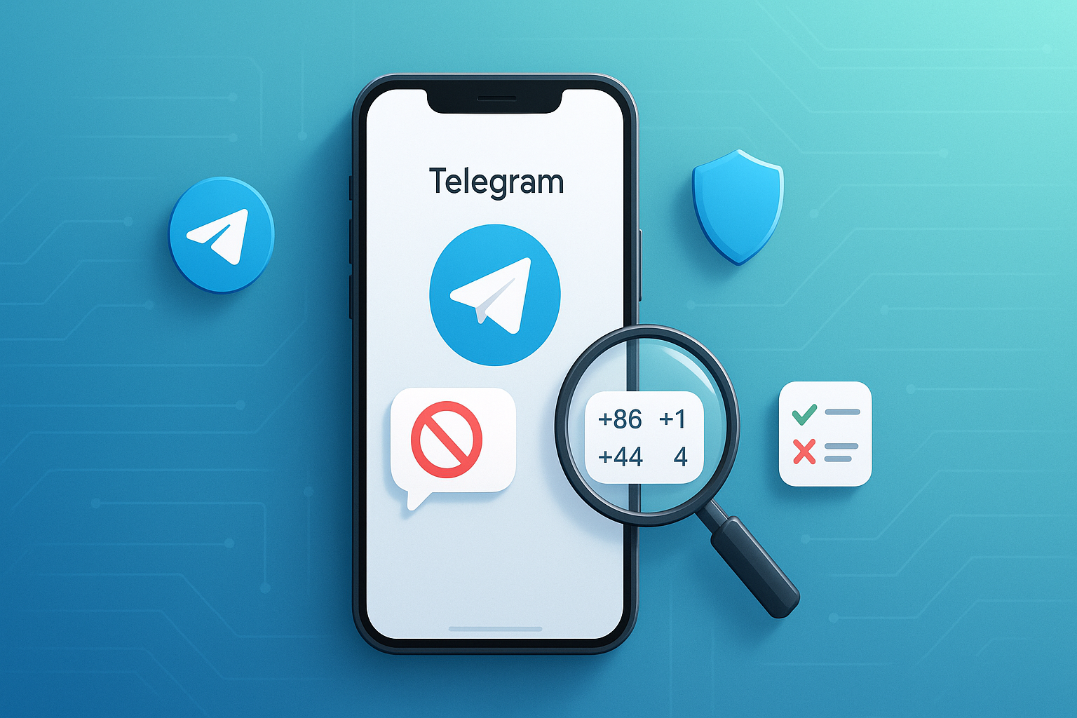 Telegram号码与区号核对