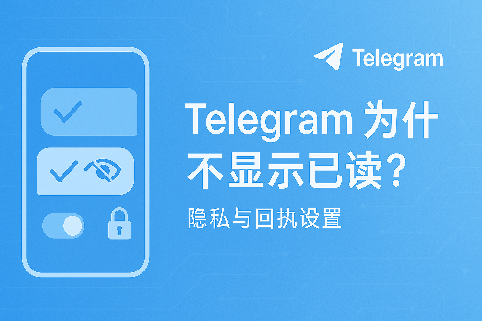 Telegram隐私与回执设置