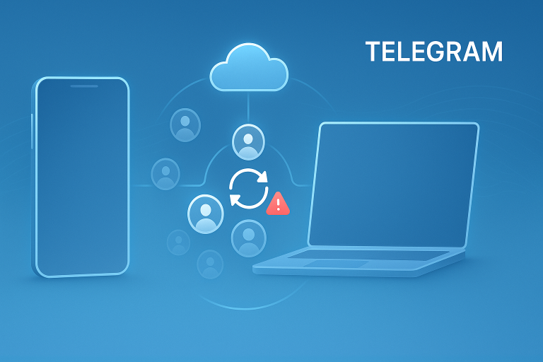 Telegram为什么联系人不同步？