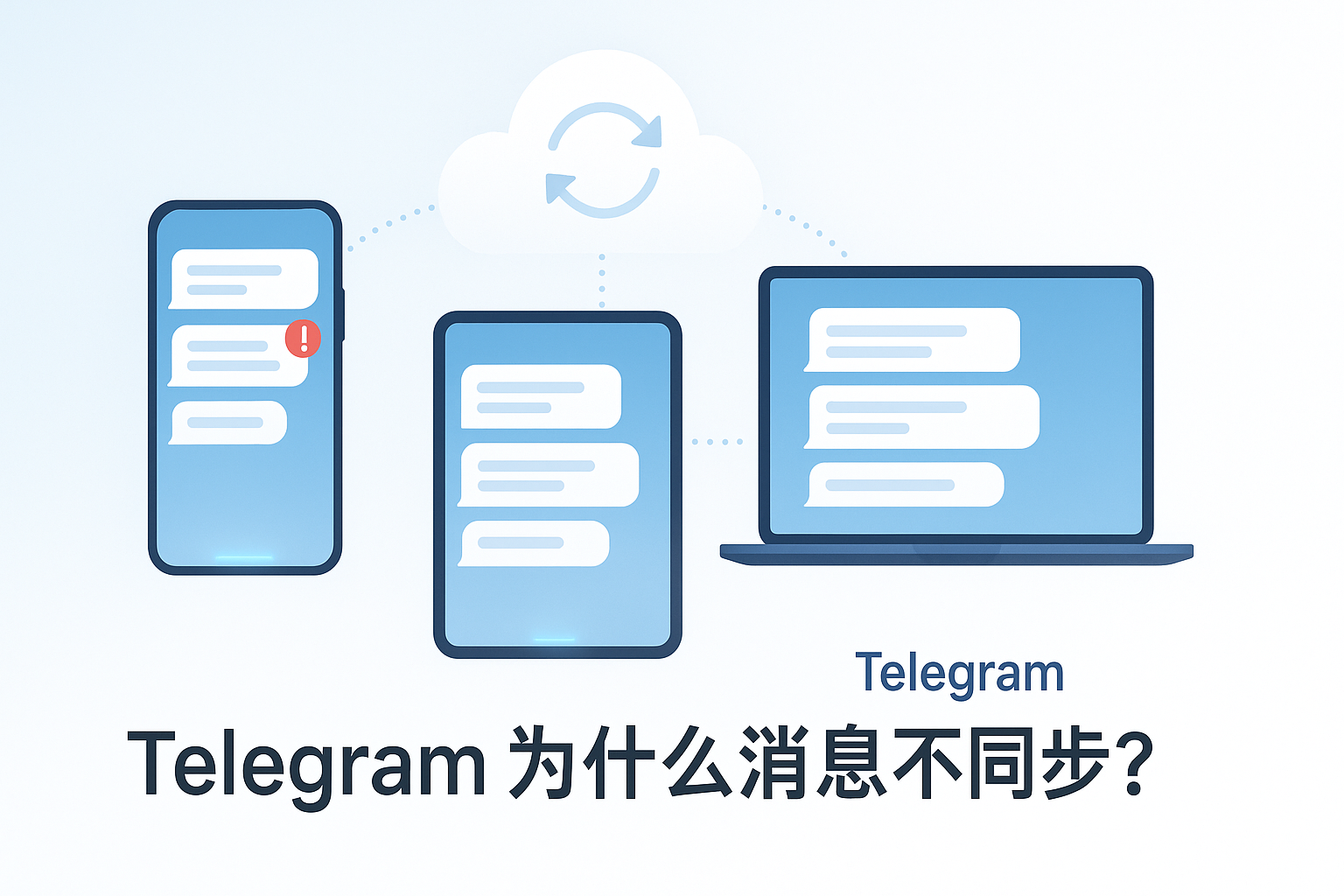 Telegram为什么消息不同步？