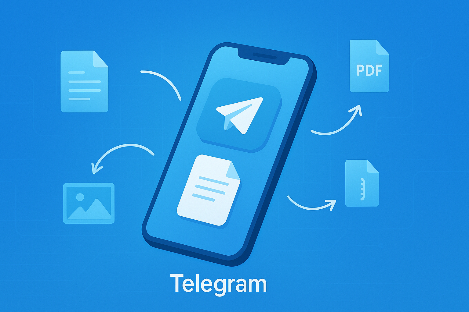Telegram 手机端发送文件