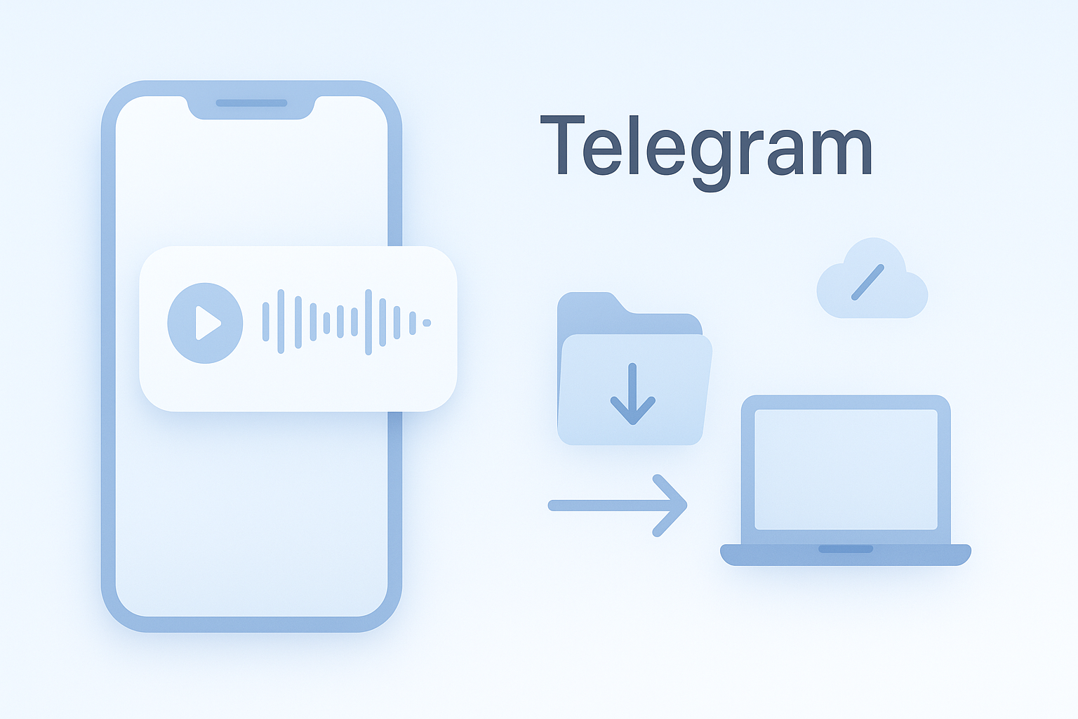 Telegram 离线语音保存与转发