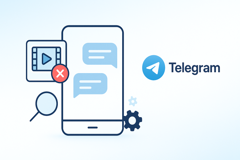 Telegram为什么视频发送失败？