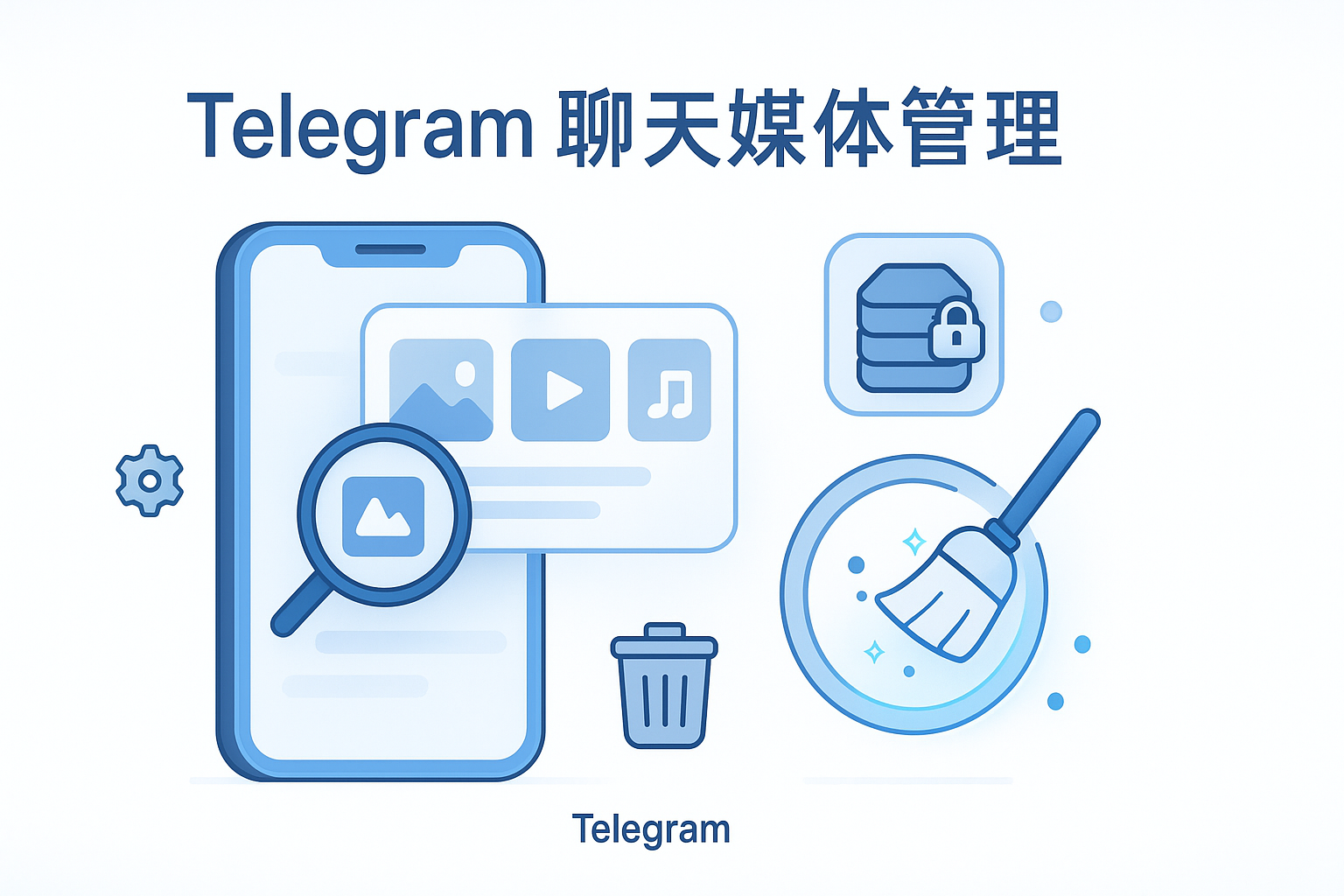 Telegram聊天媒体管理